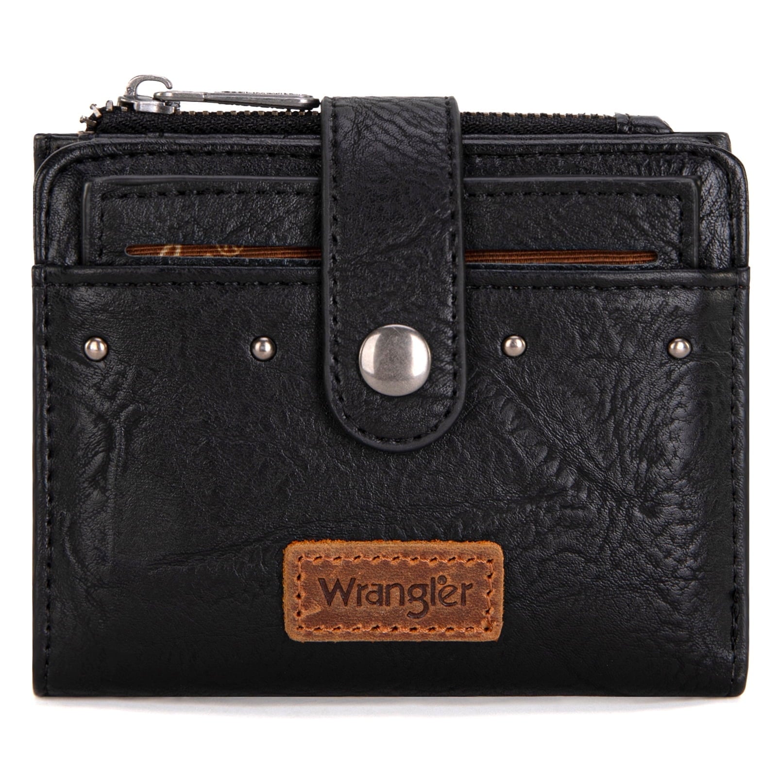 Wrangler Wallet for Women Small Bifold Wallet Womens Ladies Female Credit Card Wallet with Removable ID Window