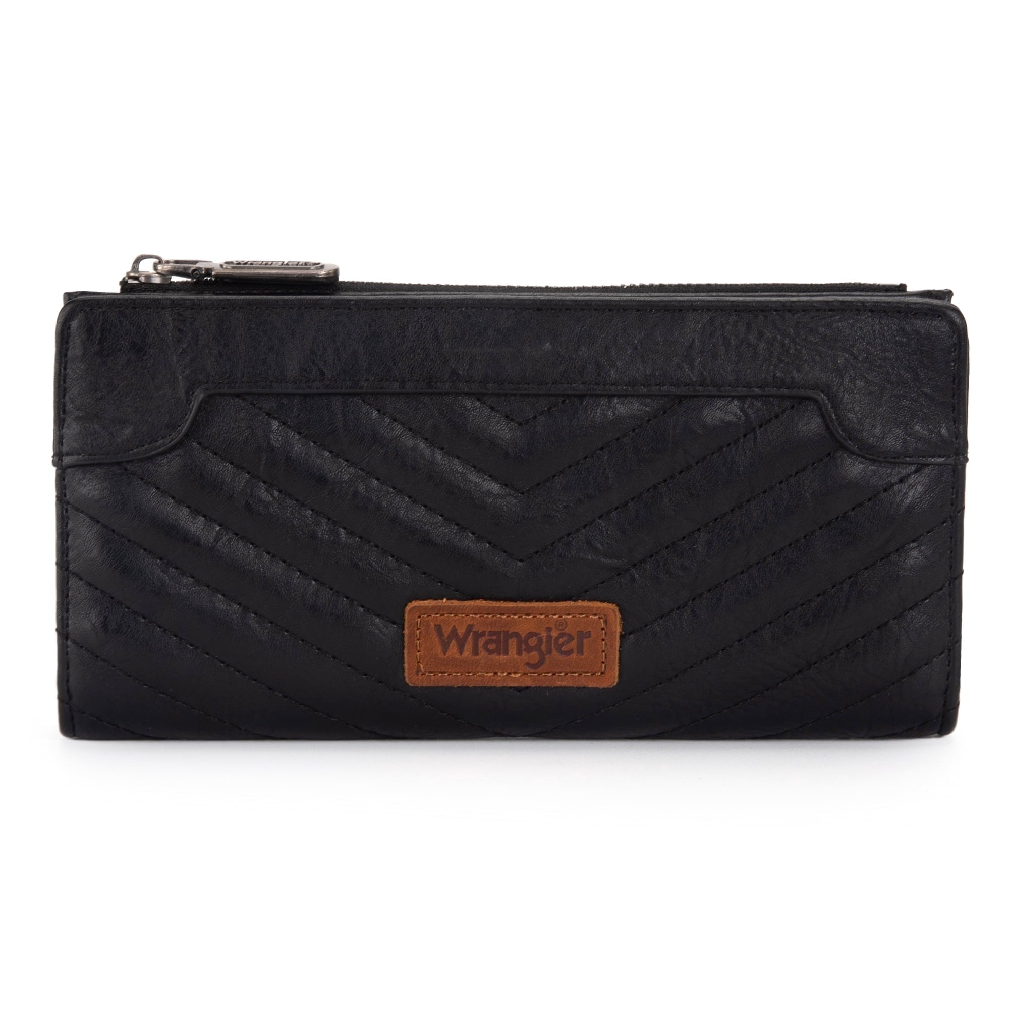 Wrangler Minimalist Wallet Credit Card Wallet for Women with Smooth Zippers