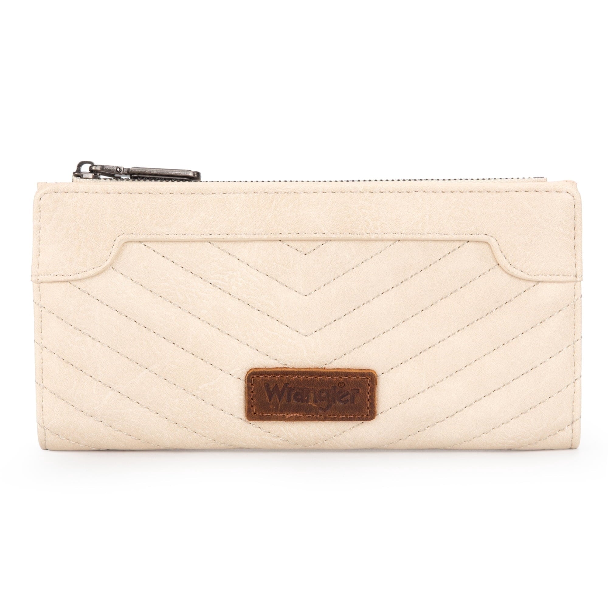 Wrangler Minimalist Wallet Credit Card Wallet for Women with Smooth Zippers