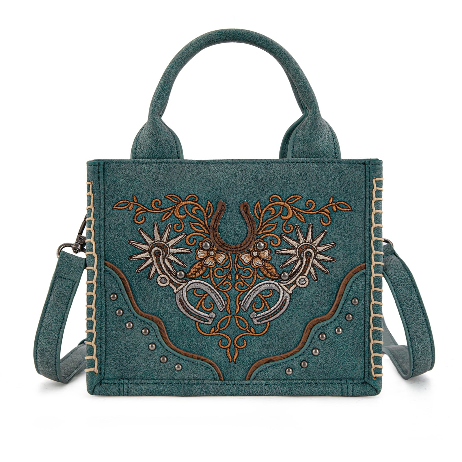 Montana West Mini Tote Bag for Women Western Handbag Embroidered Crossbody Bag Fashion Stylish Western Purses