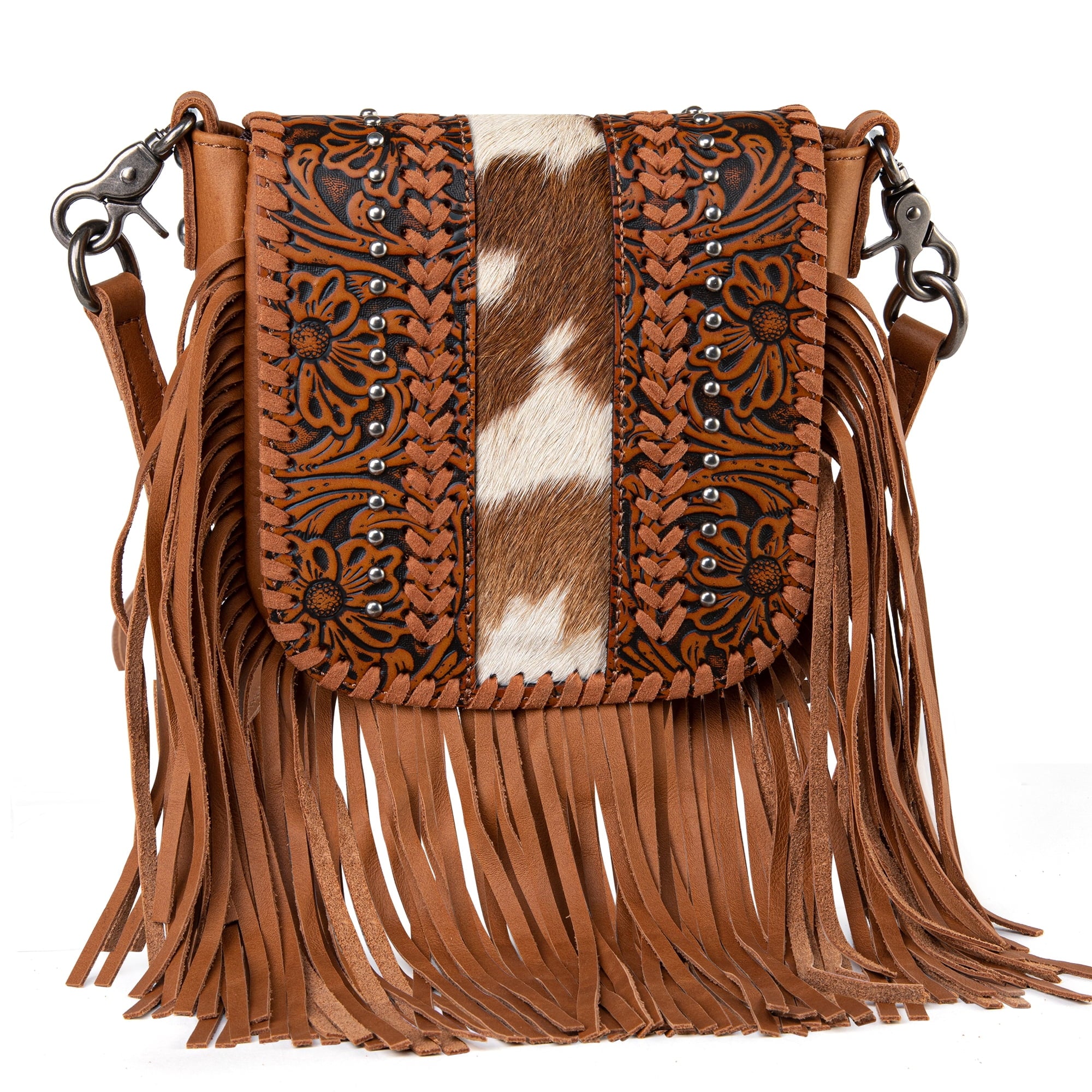 Montana West Western Purses for Women Stylish Crossbody Bag with Fashionable Tassel Fringe Design