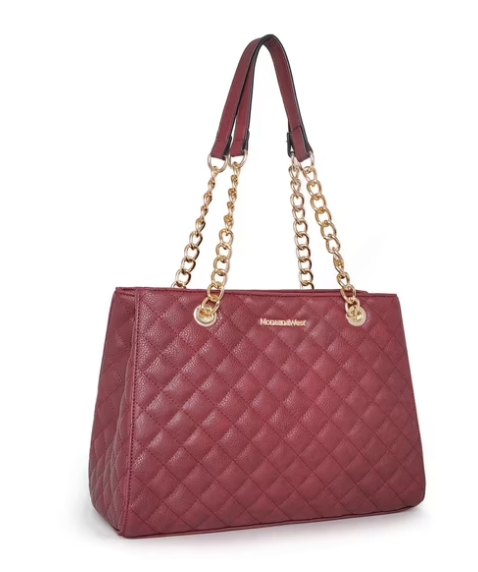 Montana West MEDIUM Chain Shoulder Bag for Women Hobo Handbags Tote Purse