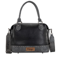 Wrangler Small Doctor Bag for Women Vintage Satchel Bag Western Handbags with Wide Strap