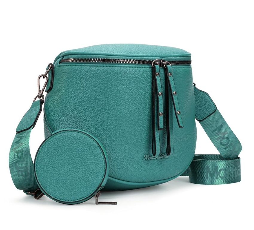 Montana West Crossbody Bags Bum Bag for Women Large Sling Bag with Adjustable Strap and Coin Purse