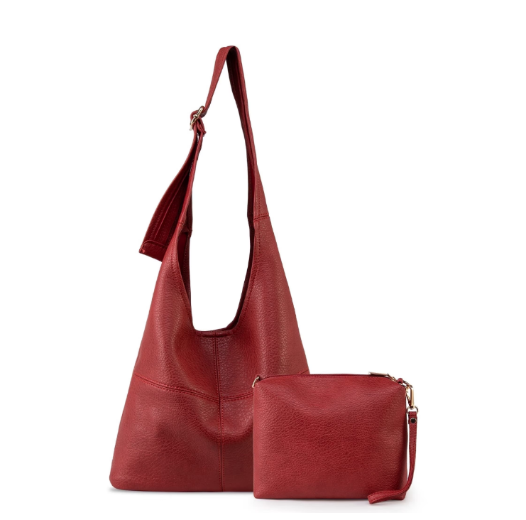 Montana West Hobo Bags Purse for Women Ultra Soft Foldable Shoulder Slouchy Handbags with Cosmetic bag
