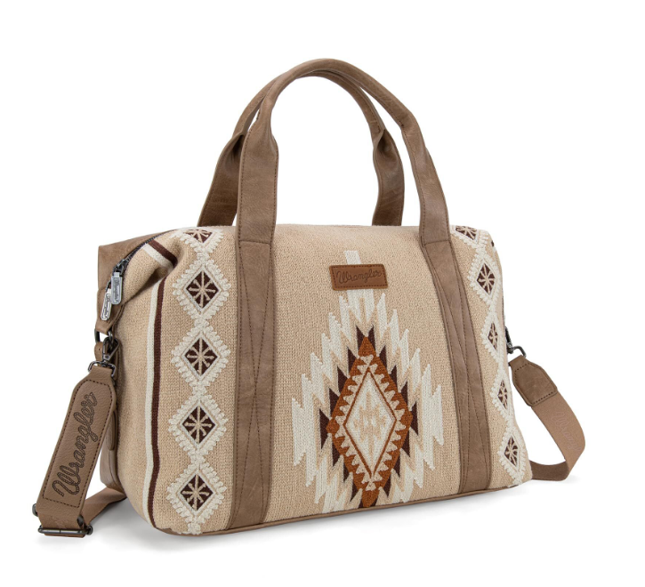 Wrangler Duffel Bag for Women Large Travel Weekender Bag Designer Tapestry Carry On Bags