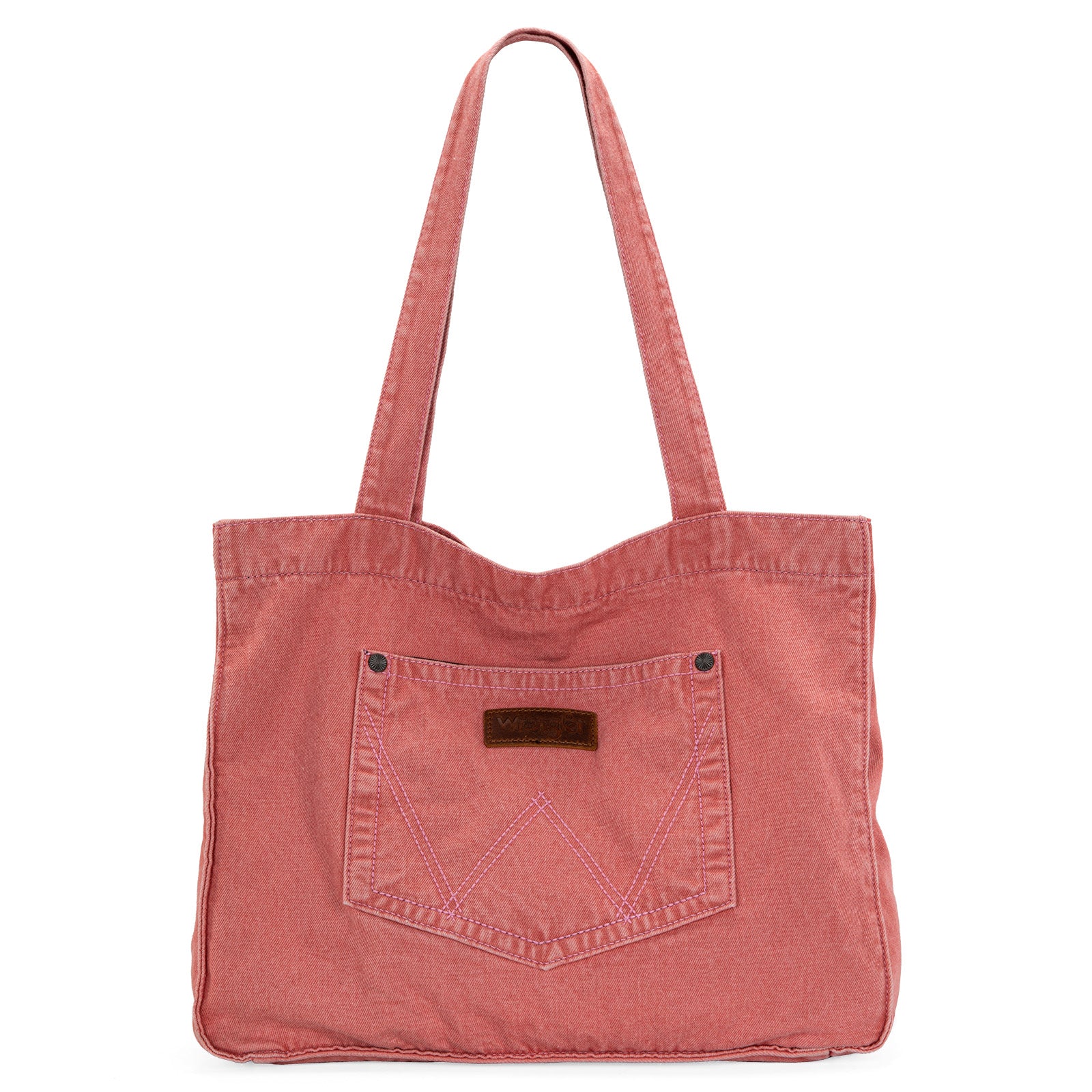 Wrangler Tote Bag for Women Large Denim Purses for Work Travel