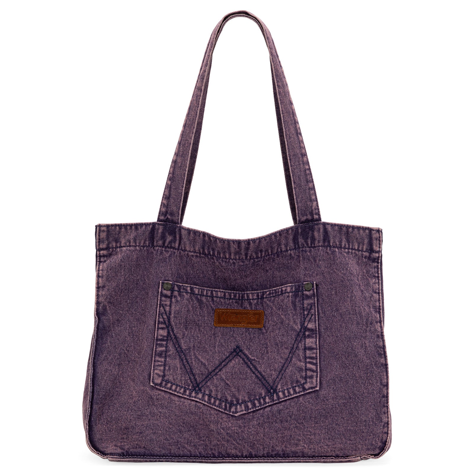 Wrangler Tote Bag for Women Large Denim Purses for Work Travel