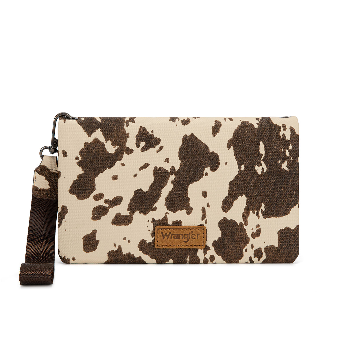 Wrangler Bifold Wristlet for Women RFID Blocking Wallet with Crossbody Strap