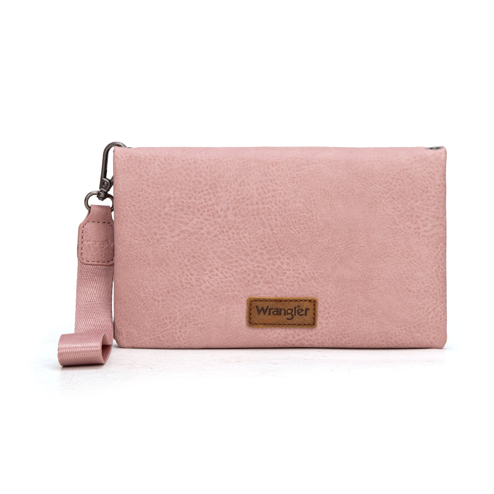 Wrangler Womens Wristlet Wallet RFID Blocking Bifold Clutch Credit Card Holder Purse with Crossbody Strap