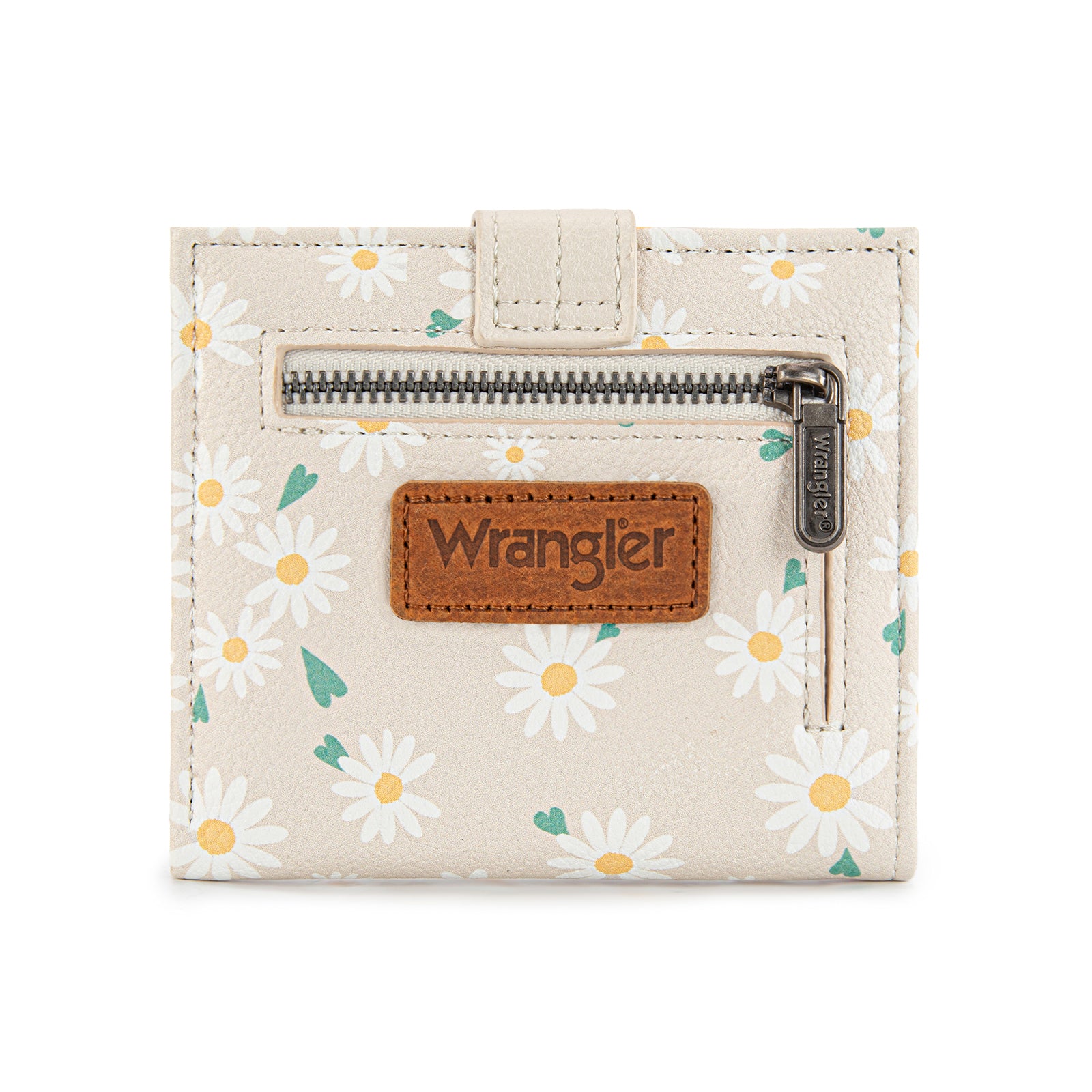 Wrangler Small Women's Wallet Slim Bifold Wallet RFID Credit Card Holder Minimalist Zipper Coin Pocket
