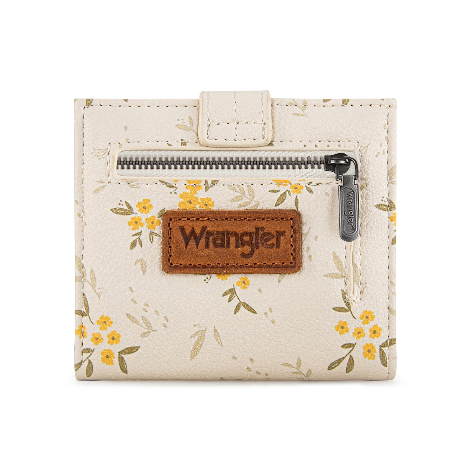 Wrangler Small Women's Wallet Slim Bifold Wallet RFID Credit Card Holder Minimalist Zipper Coin Pocket