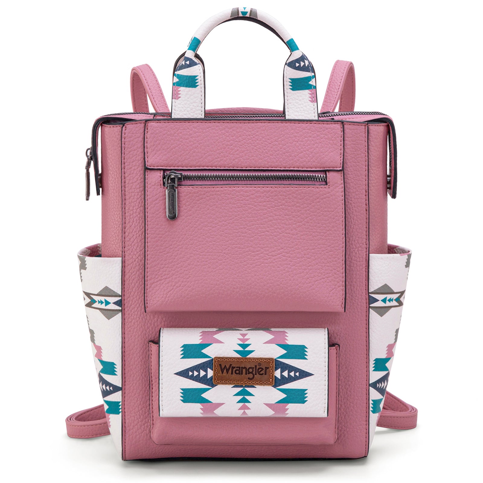 Wrangler Aztec Women Backpack Purse Convertible Fashion Ladies Anti Theft with Adjustable Strap