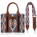 Wrangler Aztec Tote Bag for Women Boho Shoulder Purses and Handbags
