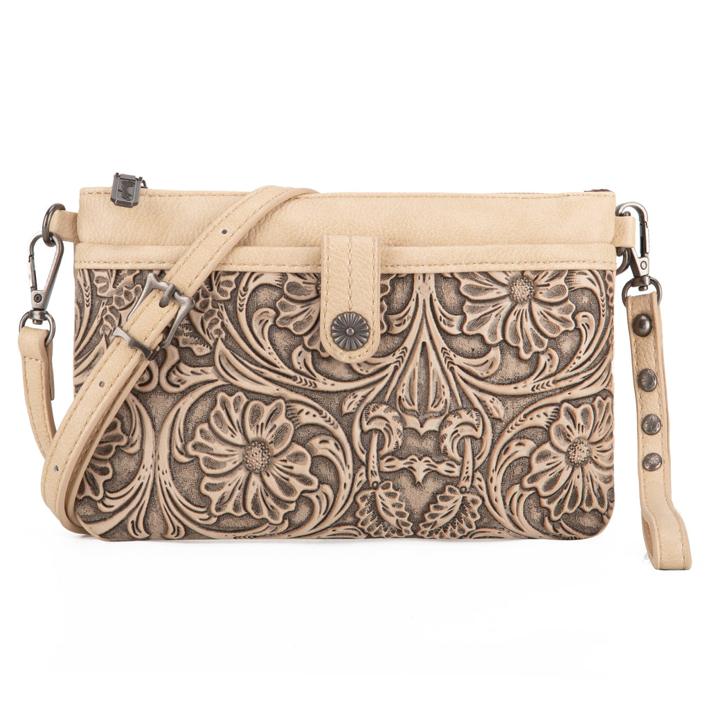 Wrangler Western Cowhide Crossbody Bags for Women Clutch Wristlet Purse
