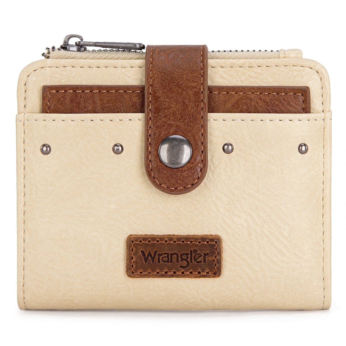 Wrangler Cowhide Women's Wallets Small Wallet Women Wallets, Card Cases & Money Organizers Ladies Female wallet with Removable ID Window