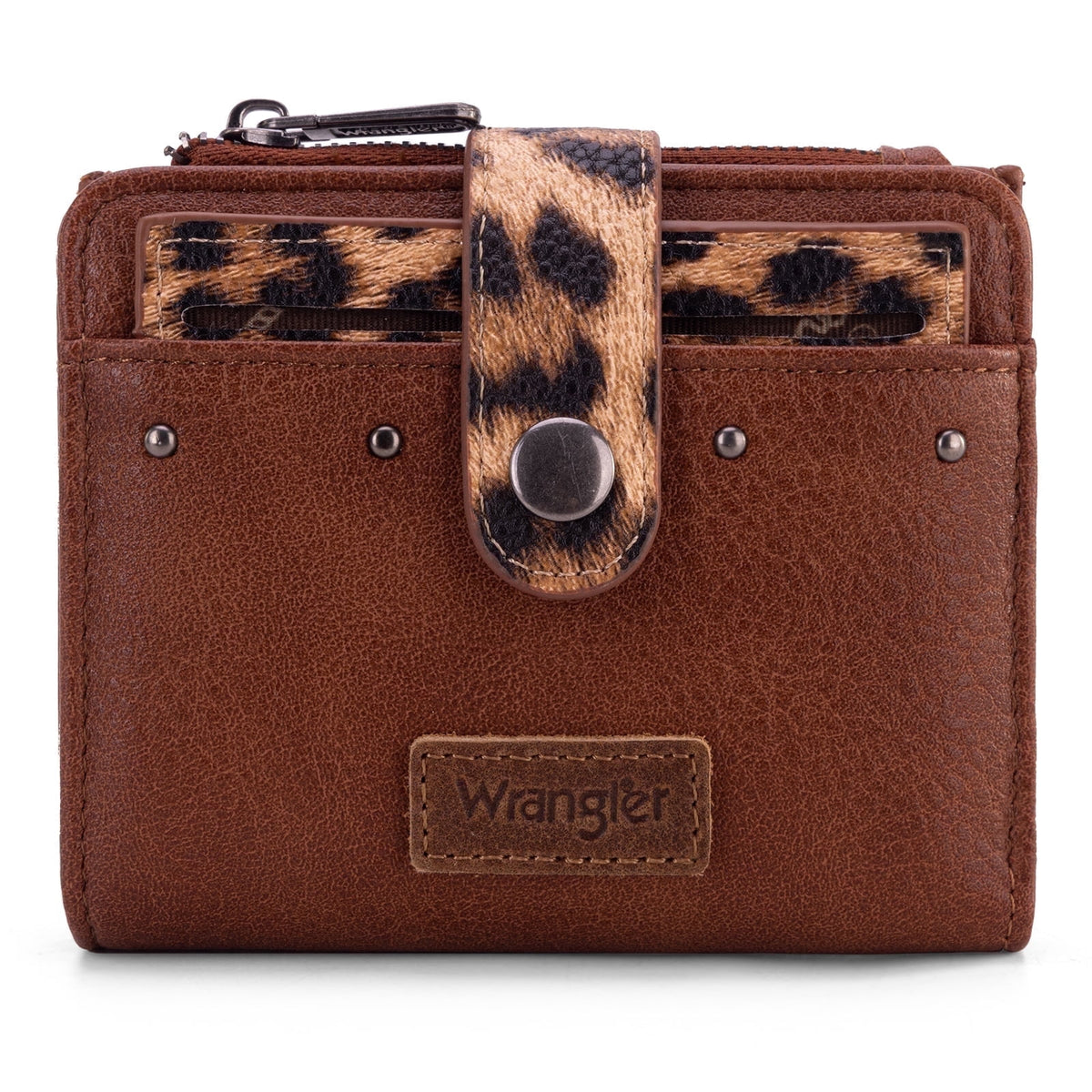 Wrangler Cowhide Women's Wallets Small Wallet Women Wallets, Card Cases & Money Organizers Ladies Female wallet with Removable ID Window