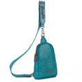 Wrangler Crossbody Sling Bags for Women Cross Body Fanny Pack Purse with Detachable Strap Zipper