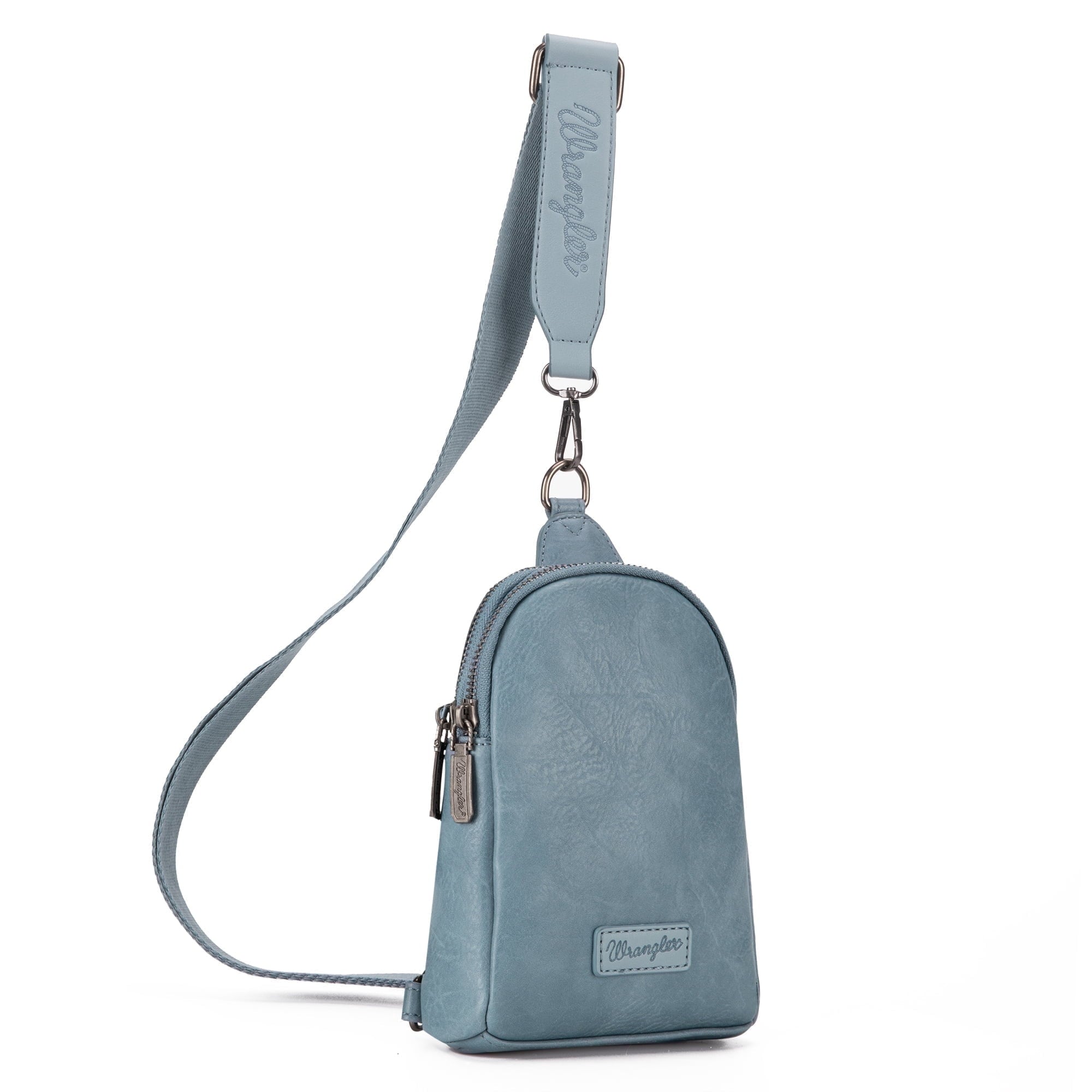 Wrangler Crossbody Sling Bags for Women Cross Body Fanny Pack Purse with Detachable Strap Zipper