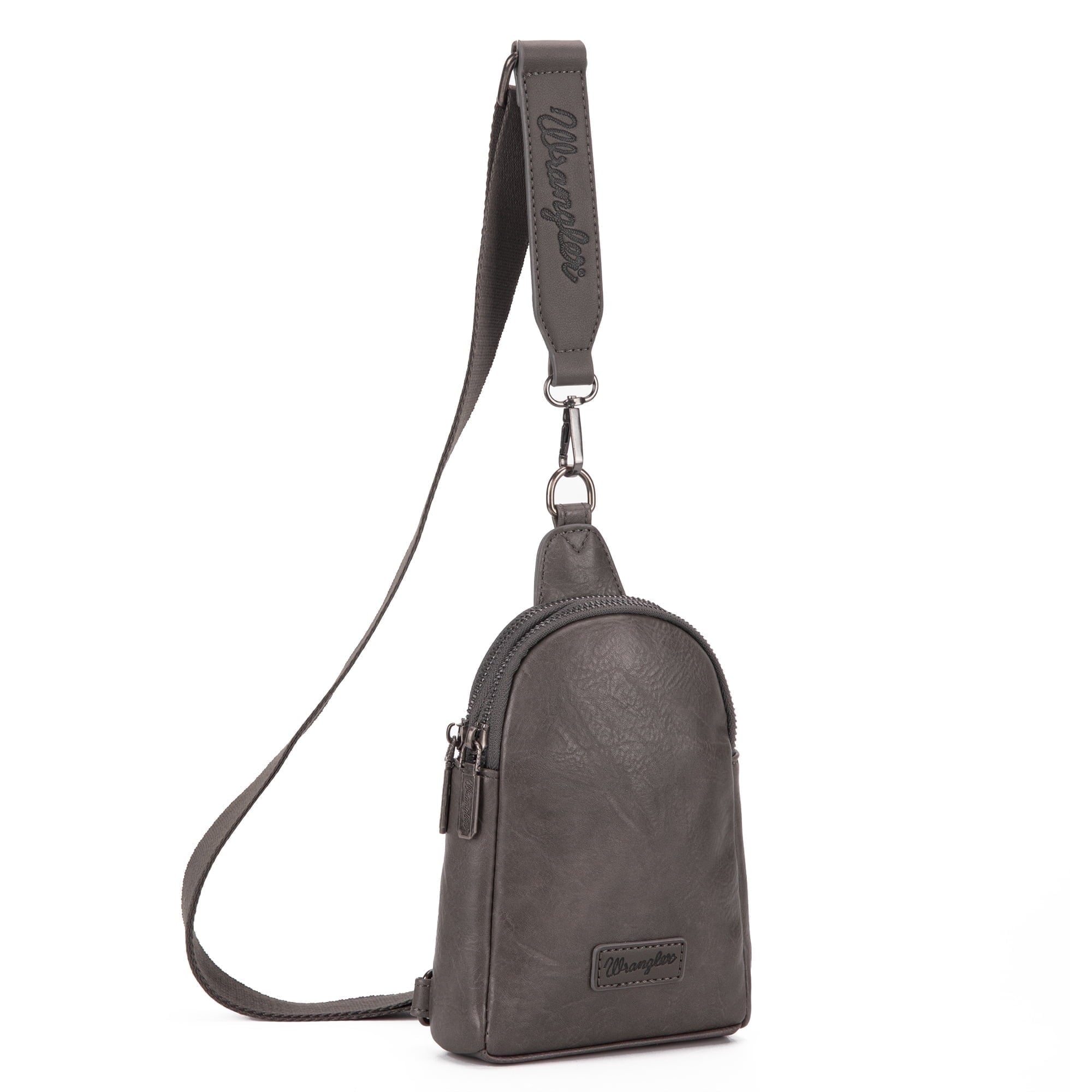 Wrangler Crossbody Sling Bags for Women Cross Body Fanny Pack Purse with Detachable Strap Zipper