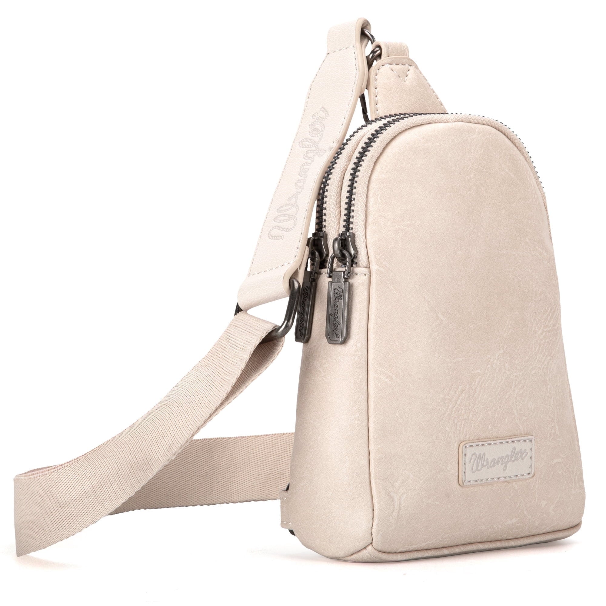Wrangler Crossbody Sling Bags for Women Cross Body Fanny Pack Purse with Detachable Strap Zipper