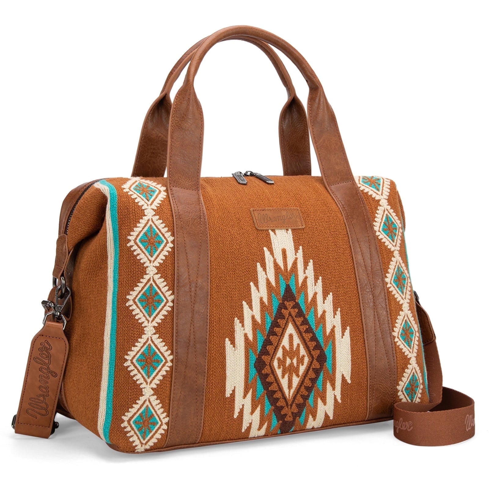 Wrangler Duffel Bag for Women Large Travel Weekender Bag Designer Tapestry Carry On Bags