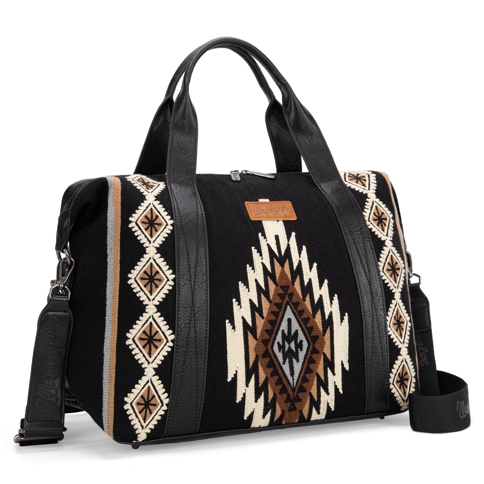 Wrangler Duffel Bag for Women Large Travel Weekender Bag Designer Tapestry Carry On Bags