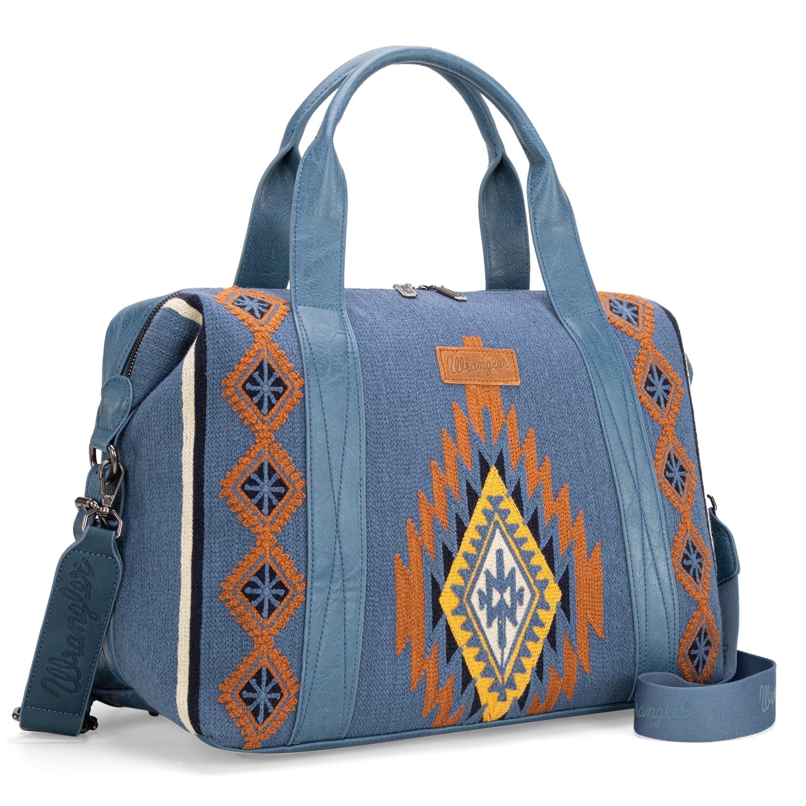 Wrangler Duffel Bag for Women Large Travel Weekender Bag Designer Tapestry Carry On Bags