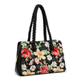 Wrangler Floral Print Tote Bag Braided Satchel Handbag Purse for Women