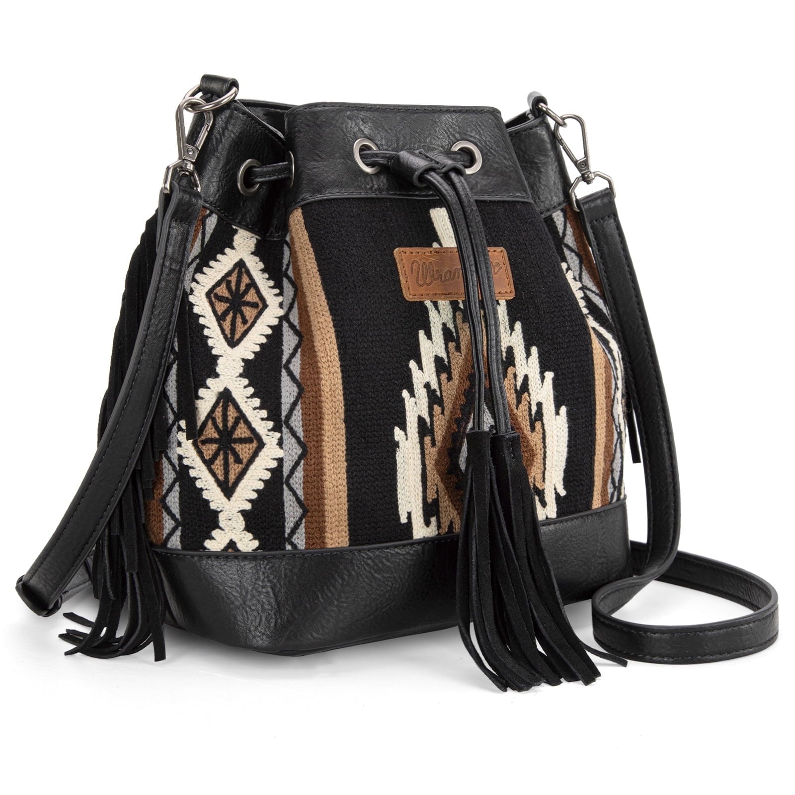 Wrangler Hobo Bags for Women Designer Bucket Purses Western Shoulder Handbags