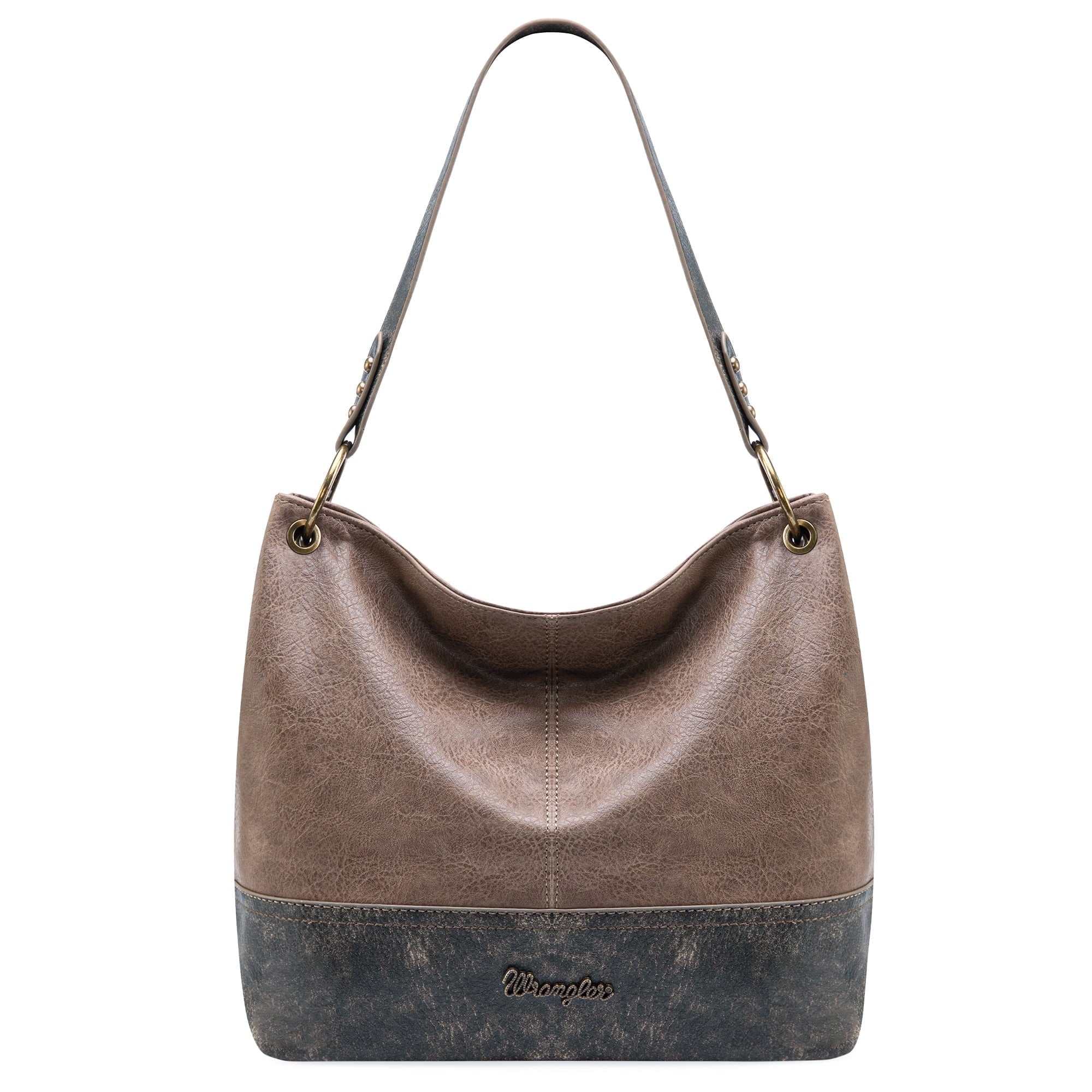 Wrangler Hobo Bags for Women Leather Tote Bag Shoulder Bag Top Handle Satchel Purses and Handbags