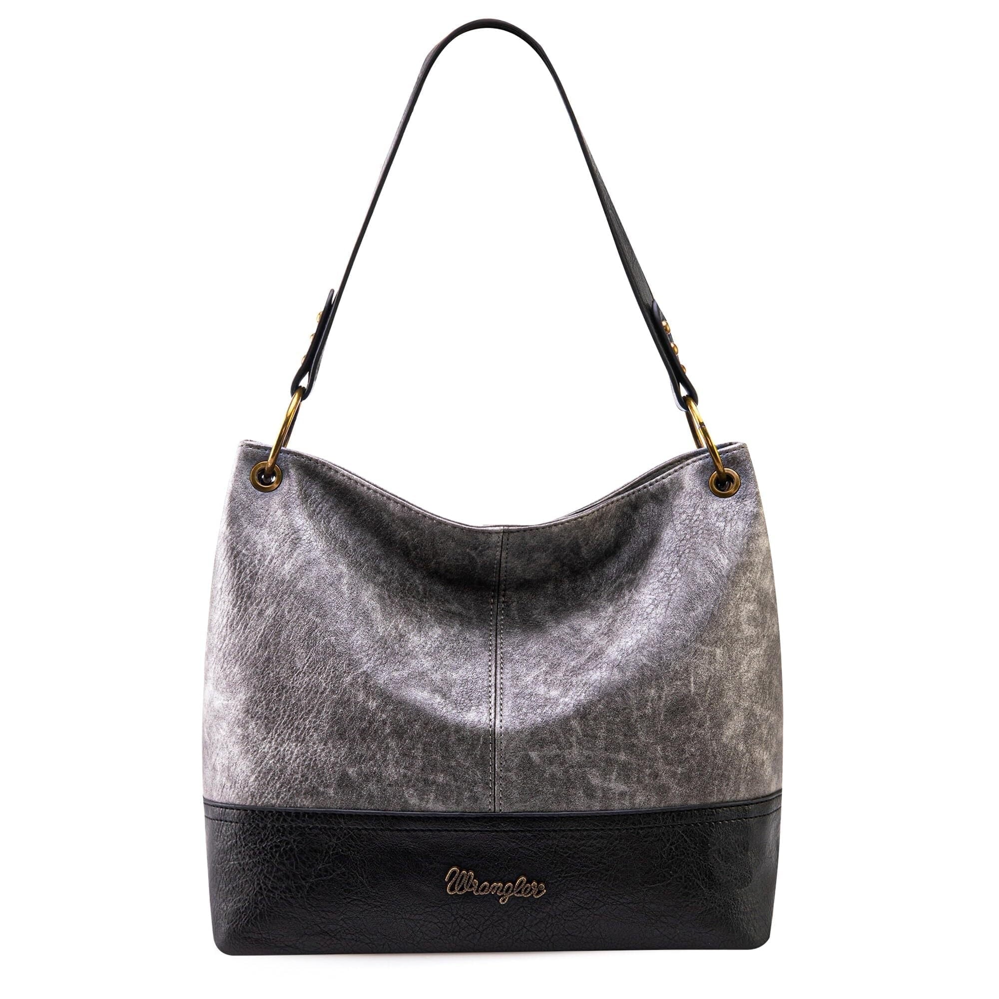 Wrangler Hobo Bags for Women Leather Tote Bag Shoulder Bag Top Handle Satchel Purses and Handbags