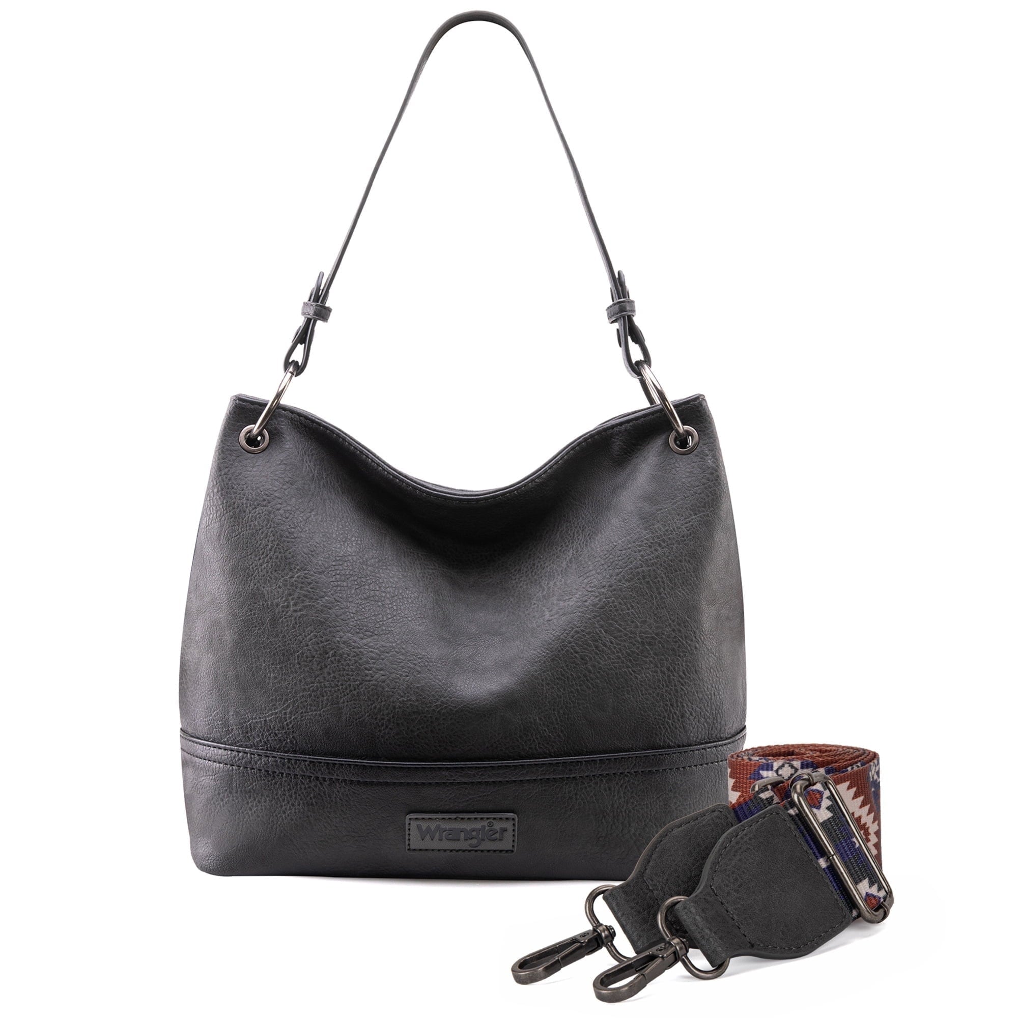 Wrangler Hobo Bags for Women Vegan Leather Top Handle Shoulder Purses and Handbags