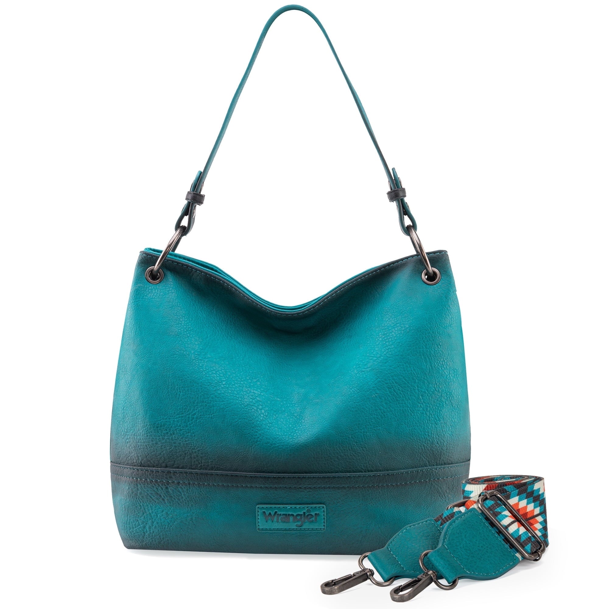 Wrangler Hobo Bags for Women Vegan Leather Top Handle Shoulder Purses and Handbags