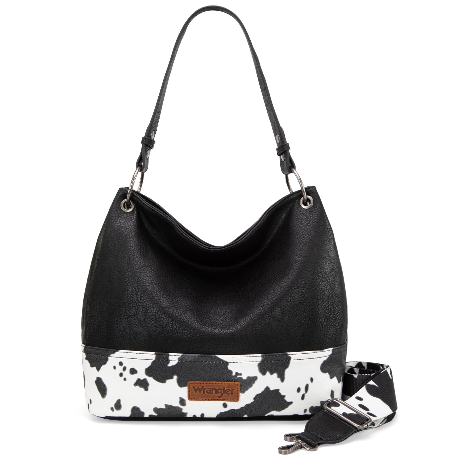 Wrangler Hobo Bags for Women Vegan Leather Top Handle Shoulder Purses and Handbags