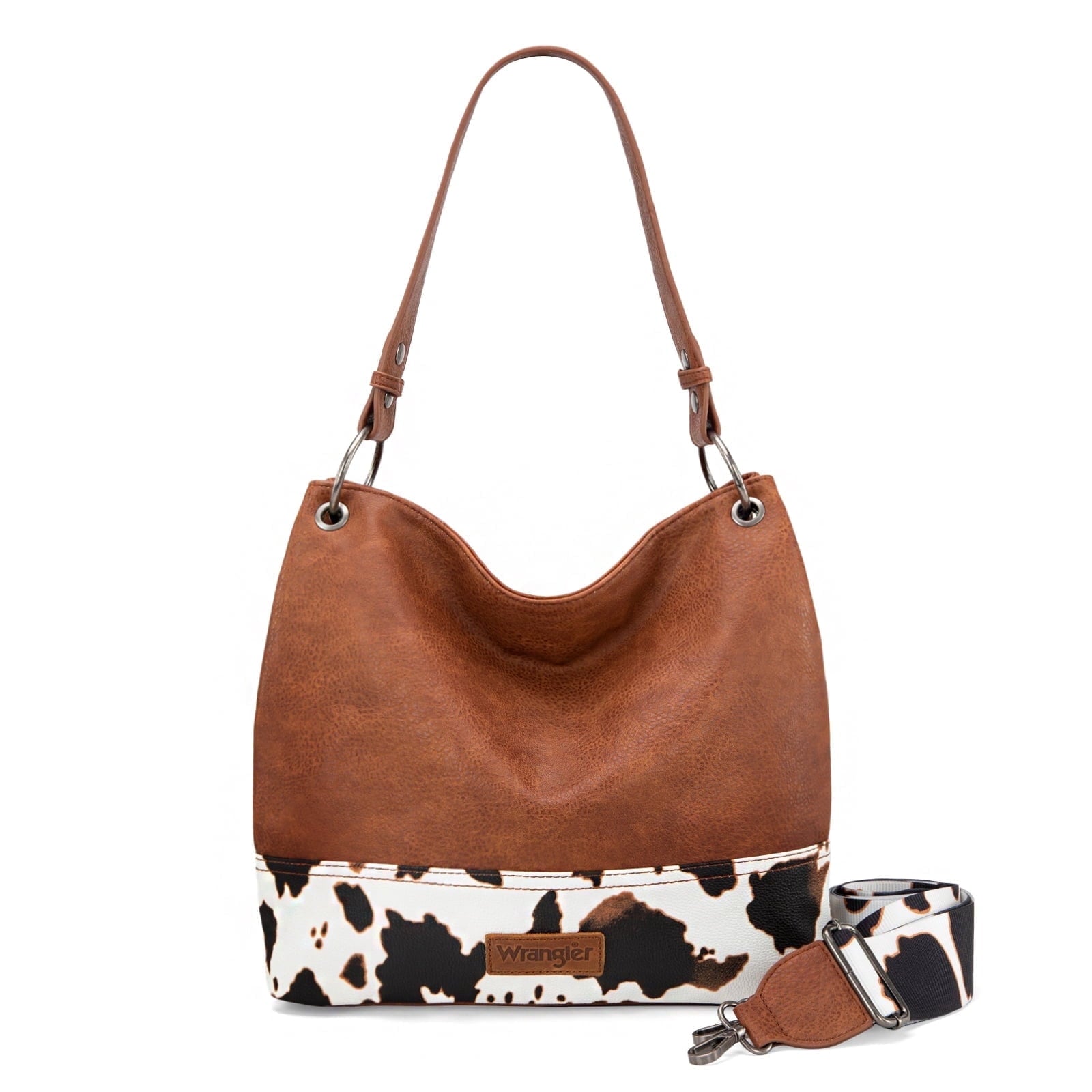 Wrangler Hobo Bags for Women Vegan Leather Top Handle Shoulder Purses and Handbags