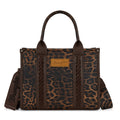 Wrangler Tote Bag for Women Western Purse Boho Top Handle Satchel Handbag with Signature Strap