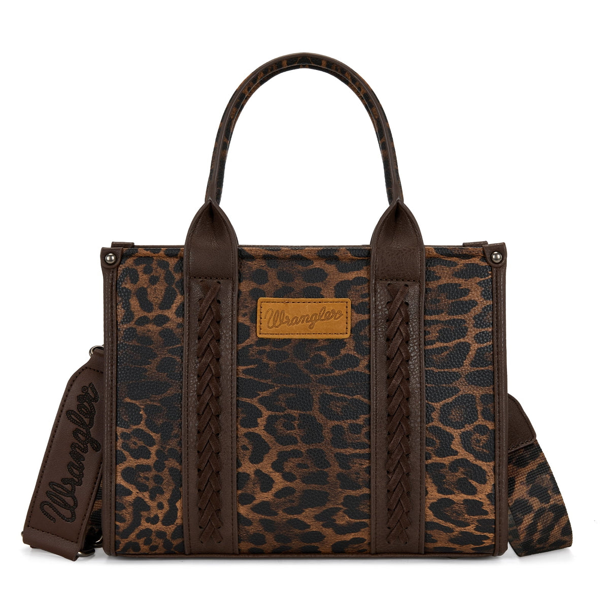 Wrangler Tote Bag for Women Western Purse Boho Top Handle Satchel Handbag with Signature Strap