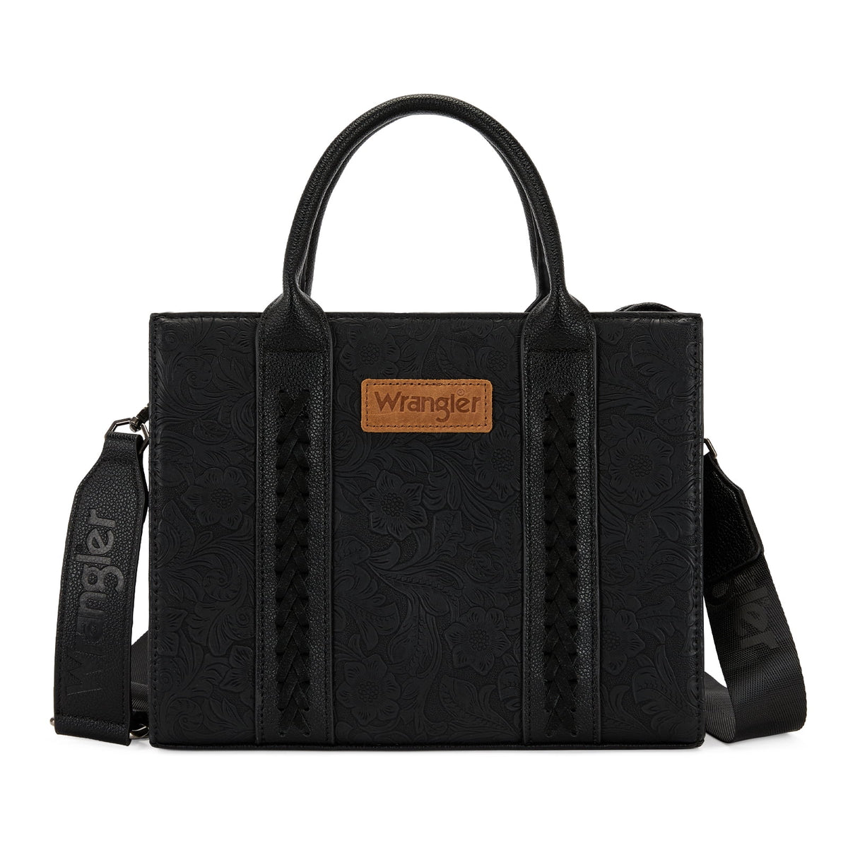 Wrangler Medium Tote Bag for Women Designer Satchel Handbags Top-handle Purses with Stra
