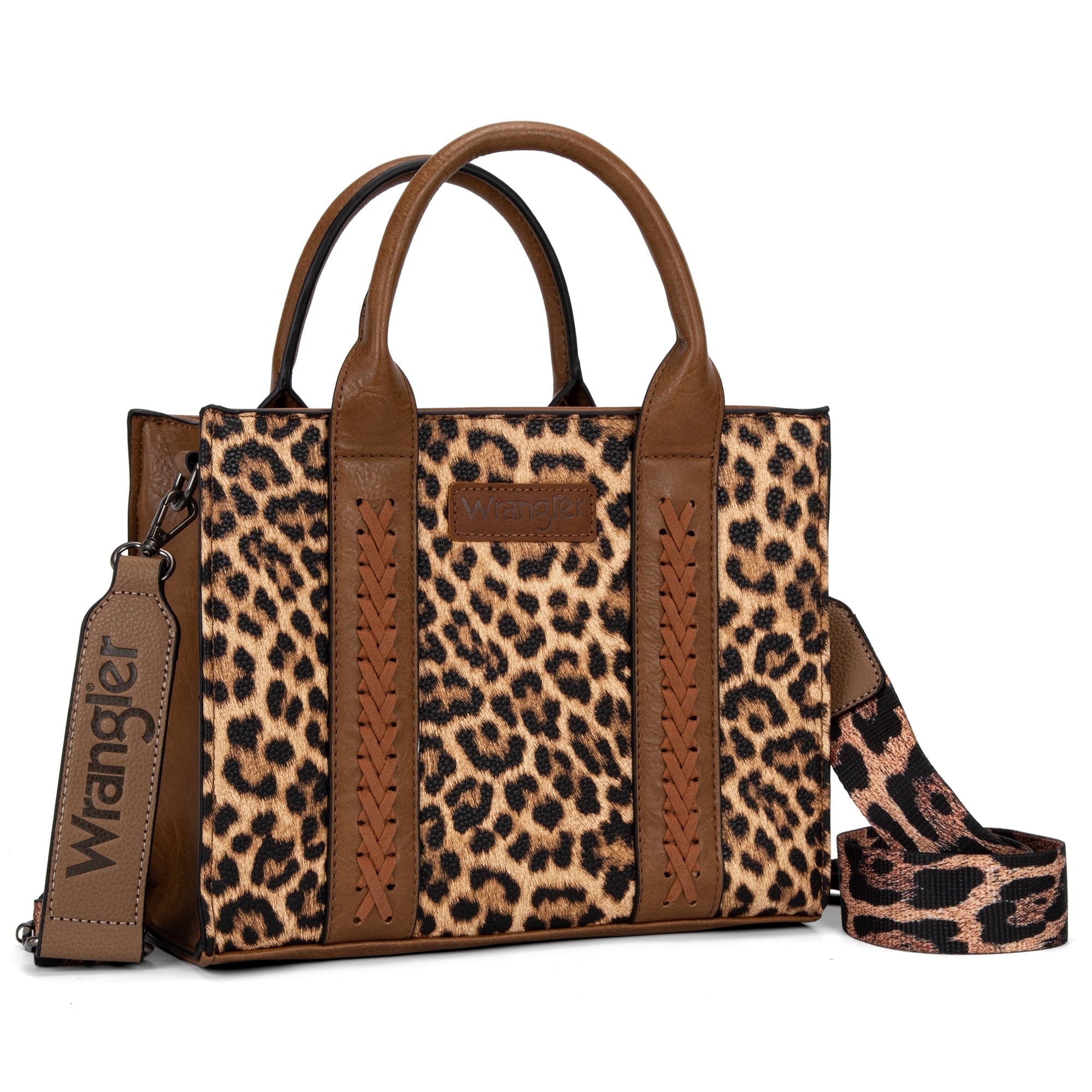 Wrangler Medium Tote Bag for Women Designer Satchel Handbags Top-handle Purses with Strap