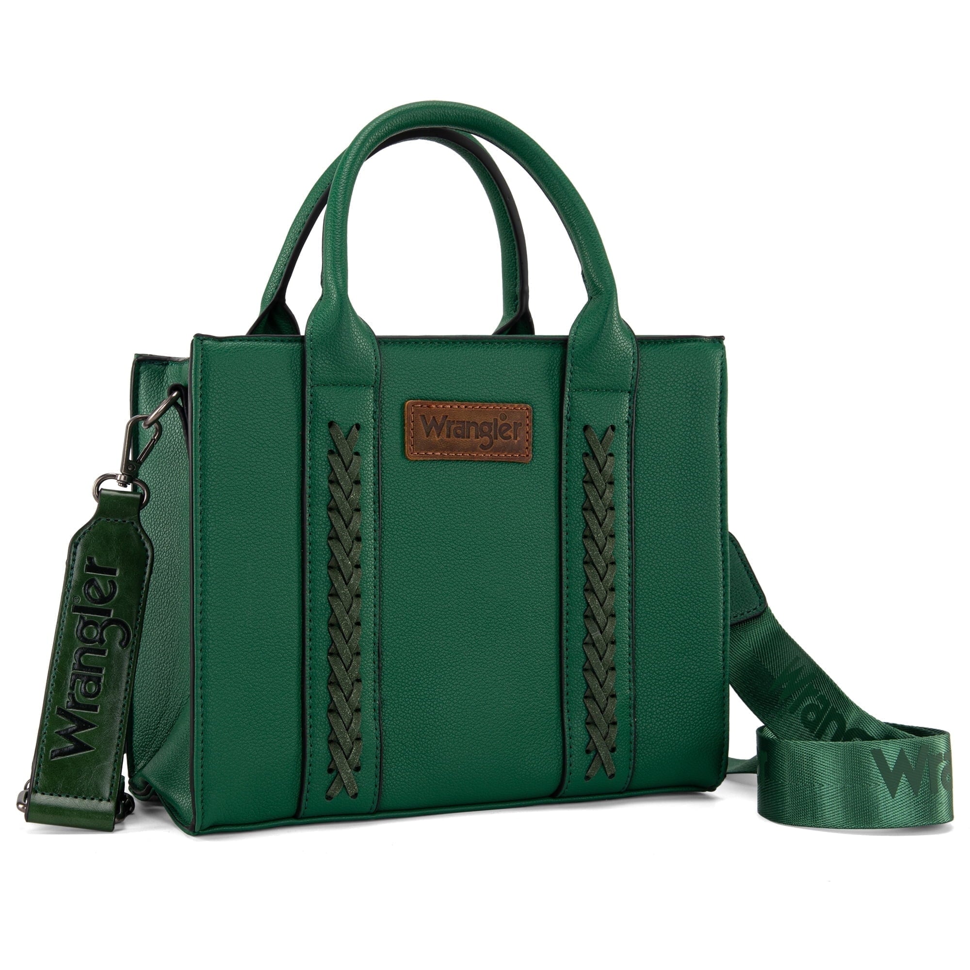Wrangler Medium Tote Bag for Women Designer Satchel Handbags Top-handle Purses with Strap
