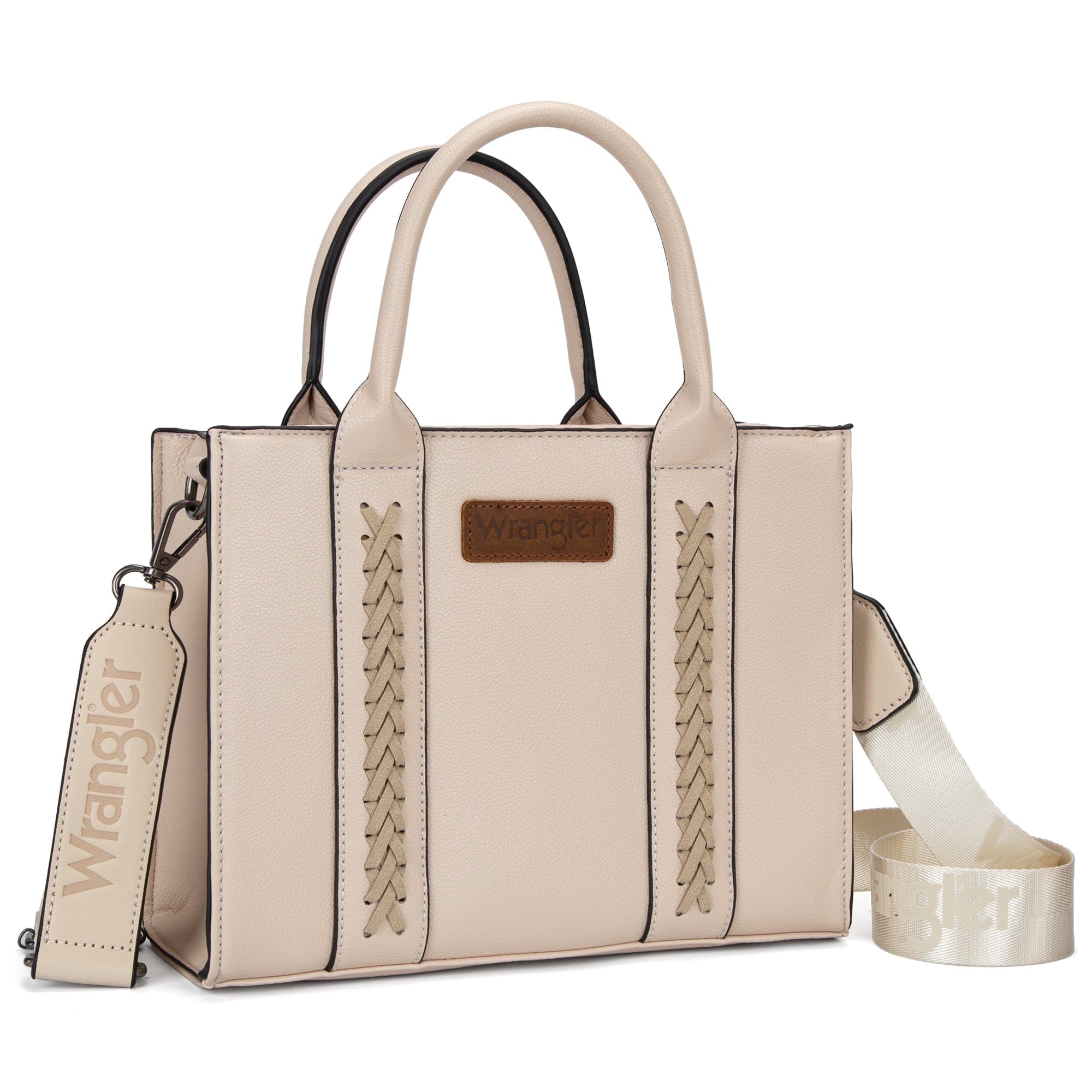 Wrangler Medium Tote Bag for Women Designer Satchel Handbags Top-handle Purses with Strap