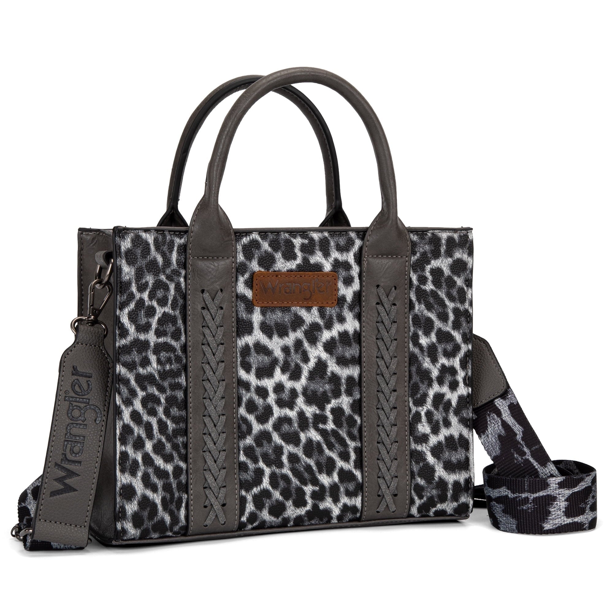 Wrangler Medium Tote Bag for Women Designer Satchel Handbags Top-handle Purses with Strap