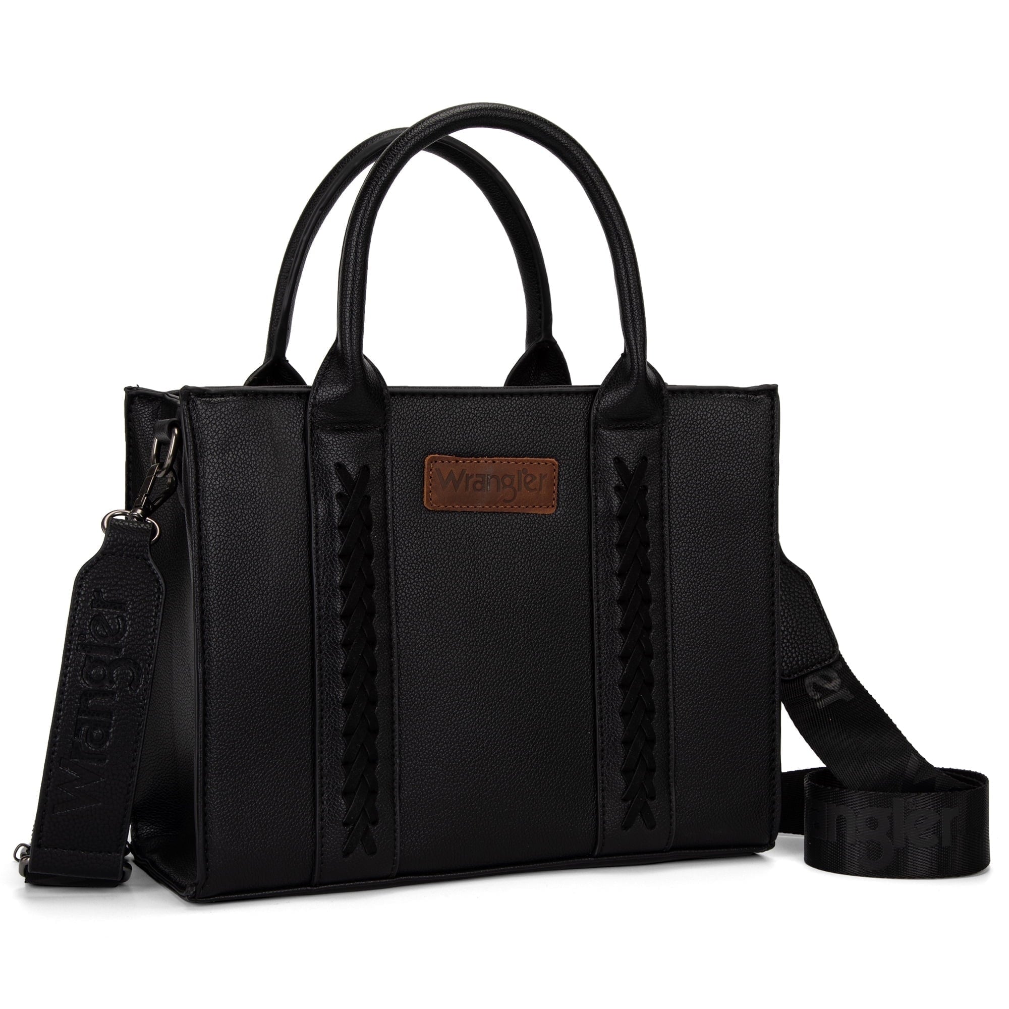 Wrangler Medium Tote Bag for Women Designer Satchel Handbags Top-handle Purses with Strap