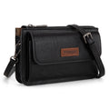 Wrangler RFID Crossbody Wallet Purse Vegan Leather Small Purses for Women with Phone Pocket and Adjustable Strap