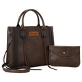 Wrangler Tote Bag for Women Western Cowhide Purse and Wallet Set
