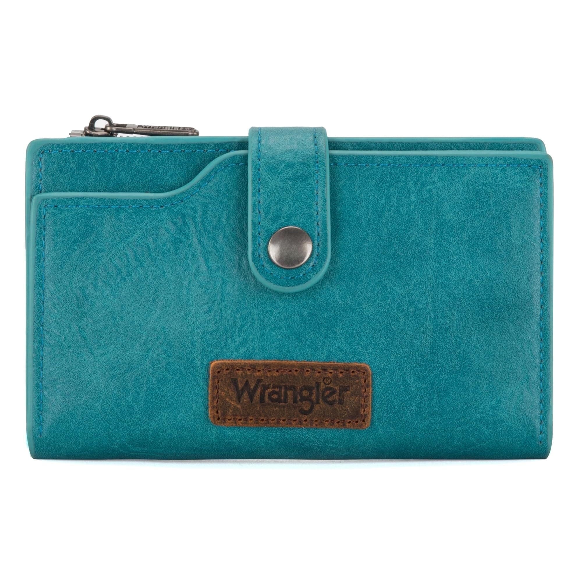 Wrangler Wallets for Women Slim Bifold Credit Card Holder
