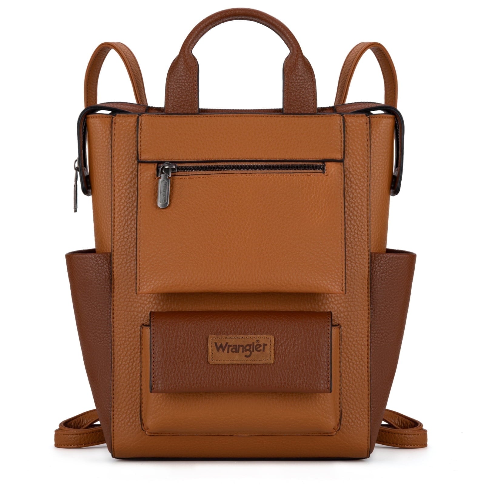 Wrangler Women Backpack Purse Convertible Backpack Vegan Leather Ladies Anti Theft Backpack with Adjustable Strap