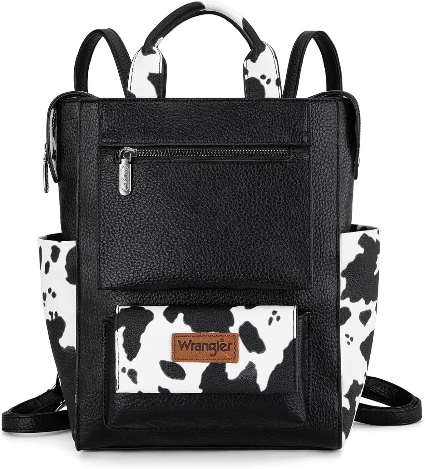 Wrangler Women Backpack Purse Convertible Backpack Vegan Leather Ladies Anti Theft Backpack with Adjustable Strap