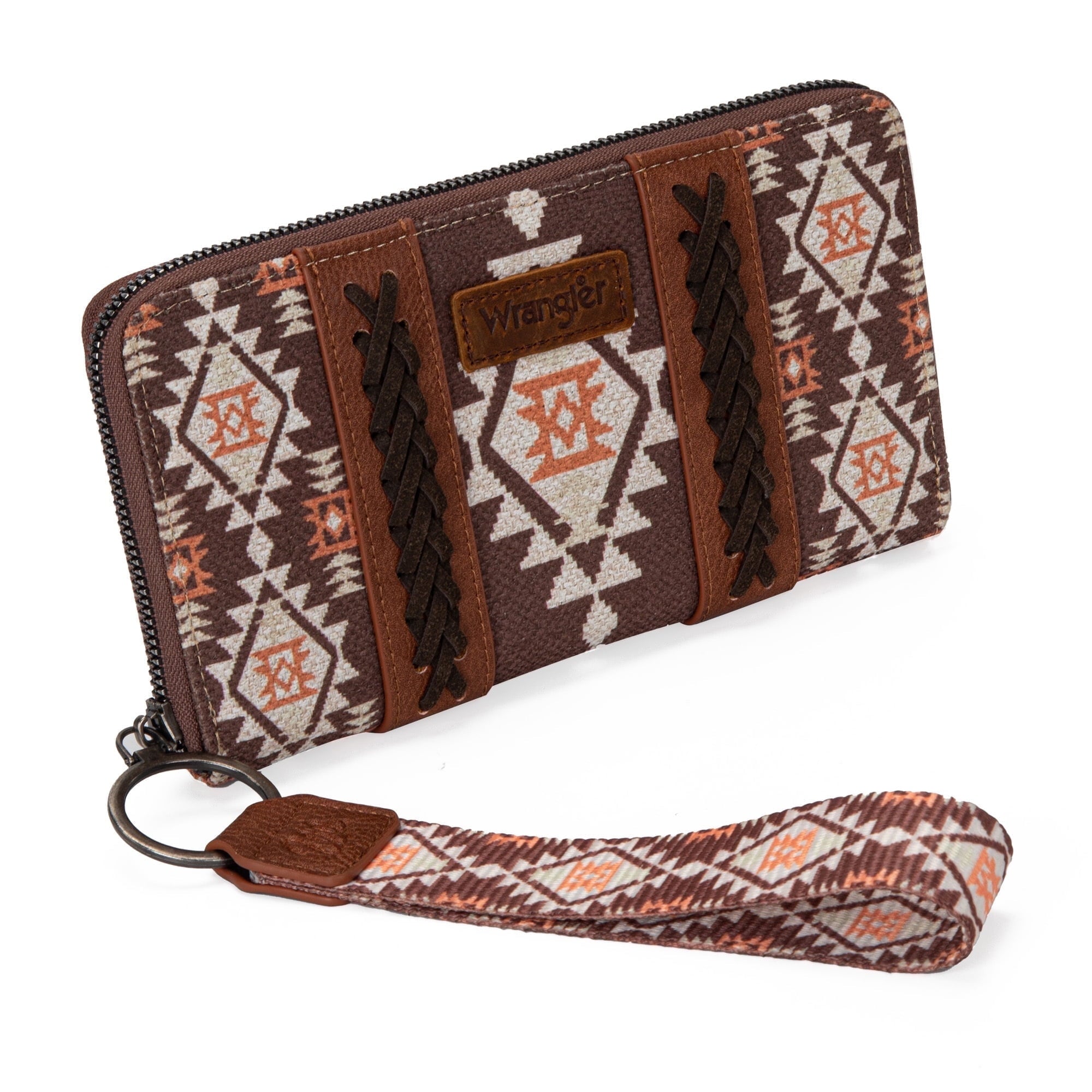 Wrangler Wristlet Western Wallet Boho Aztec Credit Card Holder for Women